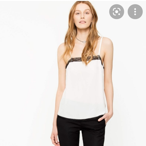 NWOT Zadig & Voltaire Carmen Silk Camisole Size S